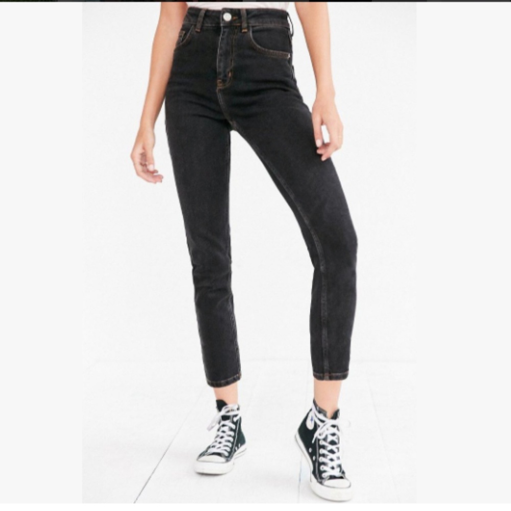 Urban Outfitters Black Girlfriend Jeans